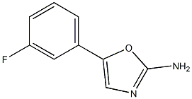 5-(3-FLUORO-PHENYL)-OXAZOL-2-YLAMINE Struktur