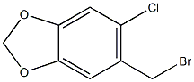 5-(bromomethyl)-6-chlorobenzo[d][1,3]dioxole Struktur