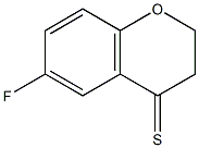 6-fluorochroman-4-thione Struktur