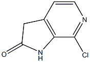 7-chloro-1H-pyrrolo[2,3-c]pyridin-2(3H)-one Struktur