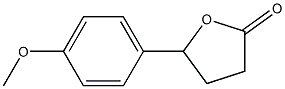 dihydro-5-(4-methoxyphenyl)furan-2(3H)-one Struktur