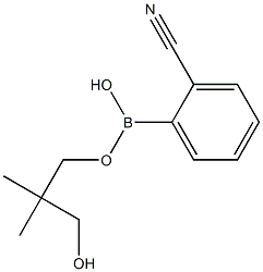 2-Cyanophenylboronic acid neopentylglycol ester Struktur