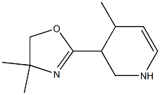 3-(4,5-Dihydro-4,4-dimethyl-1,3-oxazol-2-yl)-4-methyl-1,2,3,4-tetrahydropyridine, tech Struktur