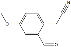 2-Formyl-4-methoxyphenylacetonitrile Struktur