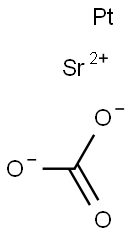 Platinum/Strontium  Carbonate Struktur