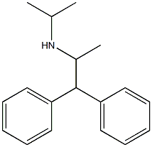 (1,1-diphenylpropan-2-yl)(propan-2-yl)amine Struktur