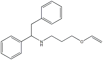 (1,2-diphenylethyl)[3-(ethenyloxy)propyl]amine Struktur