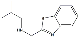 (1,3-benzothiazol-2-ylmethyl)(2-methylpropyl)amine Struktur