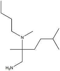 (1-amino-2,5-dimethylhexan-2-yl)(butyl)methylamine Struktur