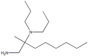 (1-amino-2-methyloctan-2-yl)dipropylamine Struktur