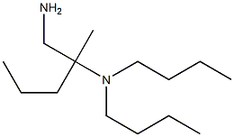 (1-amino-2-methylpentan-2-yl)dibutylamine Struktur