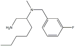 (1-aminoheptan-2-yl)[(3-fluorophenyl)methyl]methylamine Struktur