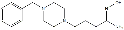 (1Z)-4-(4-benzylpiperazin-1-yl)-N'-hydroxybutanimidamide Struktur