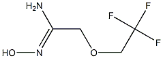 (1Z)-N'-hydroxy-2-(2,2,2-trifluoroethoxy)ethanimidamide Struktur