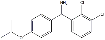 (2,3-dichlorophenyl)[4-(propan-2-yloxy)phenyl]methanamine Struktur