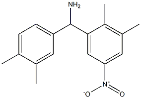 (2,3-dimethyl-5-nitrophenyl)(3,4-dimethylphenyl)methanamine Struktur