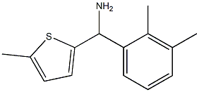 (2,3-dimethylphenyl)(5-methylthiophen-2-yl)methanamine Struktur