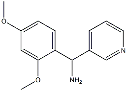 (2,4-dimethoxyphenyl)(pyridin-3-yl)methanamine Struktur