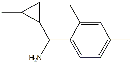 (2,4-dimethylphenyl)(2-methylcyclopropyl)methanamine Struktur