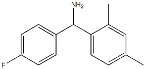 (2,4-dimethylphenyl)(4-fluorophenyl)methanamine Struktur