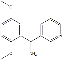 (2,5-dimethoxyphenyl)(pyridin-3-yl)methanamine Struktur