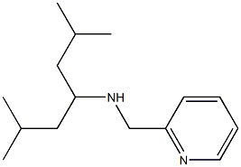 (2,6-dimethylheptan-4-yl)(pyridin-2-ylmethyl)amine Struktur