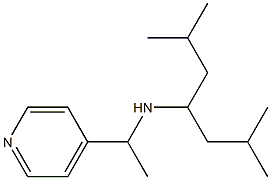 (2,6-dimethylheptan-4-yl)[1-(pyridin-4-yl)ethyl]amine Struktur