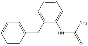 (2-benzylphenyl)urea Struktur