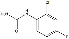 (2-chloro-4-fluorophenyl)urea Struktur