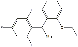 (2-ethoxyphenyl)(2,4,6-trifluorophenyl)methanamine Struktur