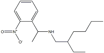 (2-ethylhexyl)[1-(2-nitrophenyl)ethyl]amine Struktur