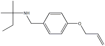 (2-methylbutan-2-yl)({[4-(prop-2-en-1-yloxy)phenyl]methyl})amine Struktur