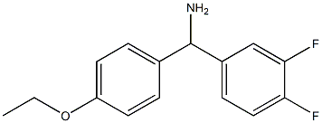 (3,4-difluorophenyl)(4-ethoxyphenyl)methanamine Struktur