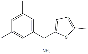 (3,5-dimethylphenyl)(5-methylthiophen-2-yl)methanamine Struktur