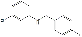 (3-chlorophenyl)(4-fluorophenyl)methylamine Struktur