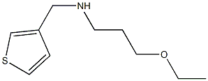 (3-ethoxypropyl)(thiophen-3-ylmethyl)amine Struktur