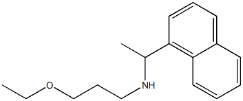 (3-ethoxypropyl)[1-(naphthalen-1-yl)ethyl]amine Struktur