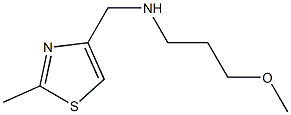 (3-methoxypropyl)[(2-methyl-1,3-thiazol-4-yl)methyl]amine Struktur