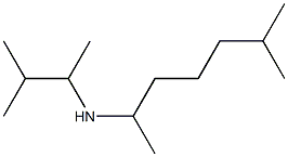 (3-methylbutan-2-yl)(6-methylheptan-2-yl)amine Struktur