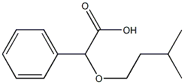 (3-methylbutoxy)(phenyl)acetic acid Struktur