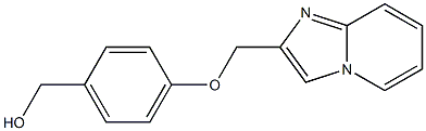 (4-{imidazo[1,2-a]pyridin-2-ylmethoxy}phenyl)methanol Struktur