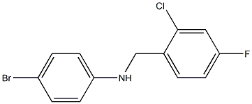 (4-bromophenyl)(2-chloro-4-fluorophenyl)methylamine Struktur