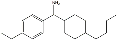 (4-butylcyclohexyl)(4-ethylphenyl)methanamine Struktur