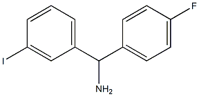 (4-fluorophenyl)(3-iodophenyl)methanamine Struktur