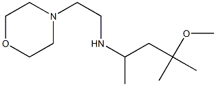 (4-methoxy-4-methylpentan-2-yl)[2-(morpholin-4-yl)ethyl]amine Struktur