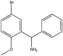 (5-bromo-2-methoxyphenyl)(phenyl)methanamine Struktur