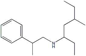 (5-methylheptan-3-yl)(2-phenylpropyl)amine Struktur