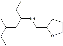 (5-methylheptan-3-yl)(oxolan-2-ylmethyl)amine Struktur