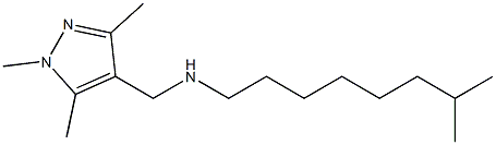 (7-methyloctyl)[(1,3,5-trimethyl-1H-pyrazol-4-yl)methyl]amine Struktur