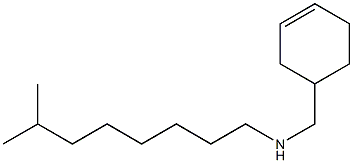 (cyclohex-3-en-1-ylmethyl)(7-methyloctyl)amine Struktur